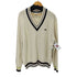 ラコステ LACOSTE Vネックリブニットセーター メンズ import:L