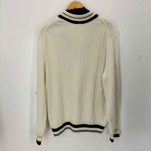 ラコステ LACOSTE Vネックリブニットセーター メンズ import:L