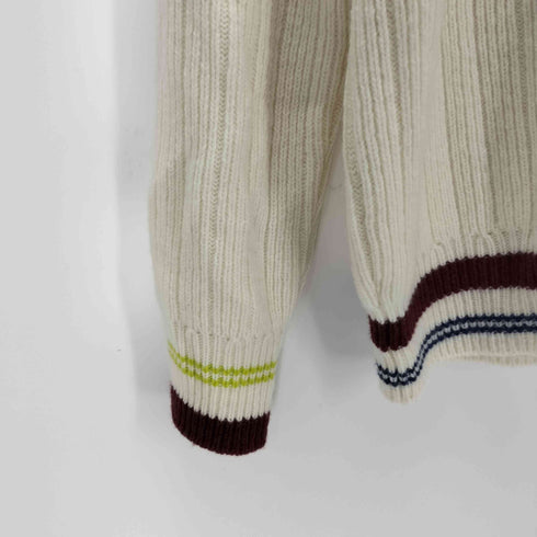ラコステ LACOSTE Vネックリブニットセーター メンズ import:L