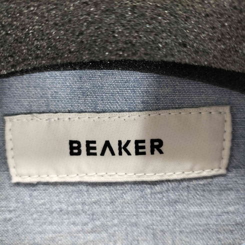 BEAKER ウエスタンドッキングデニムシャツ メンズ