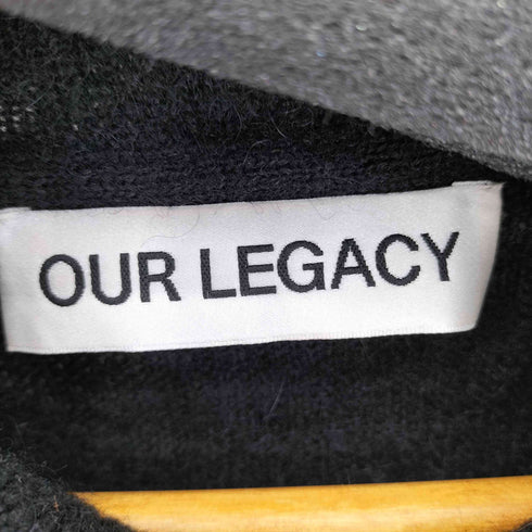 アワーレガシィー OUR LEGACY アルパカウール イブニングポロ ニットカーカーディガン メンズ 48