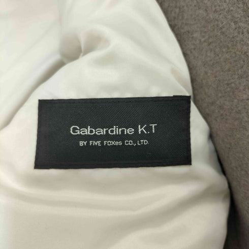 ギャバジンケーティー Gabardine K.T カシミヤゴート混ファー ウール切替 ダウンコート レディース