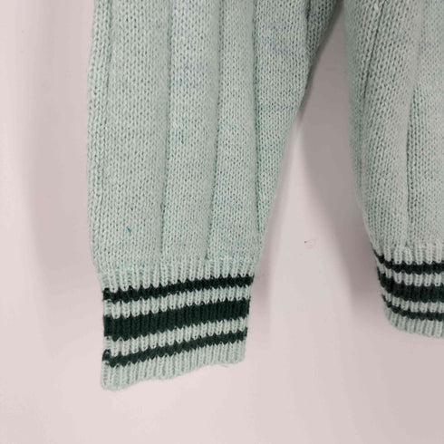 ALL RUNS ロゴ刺繍ラガーニット レディース