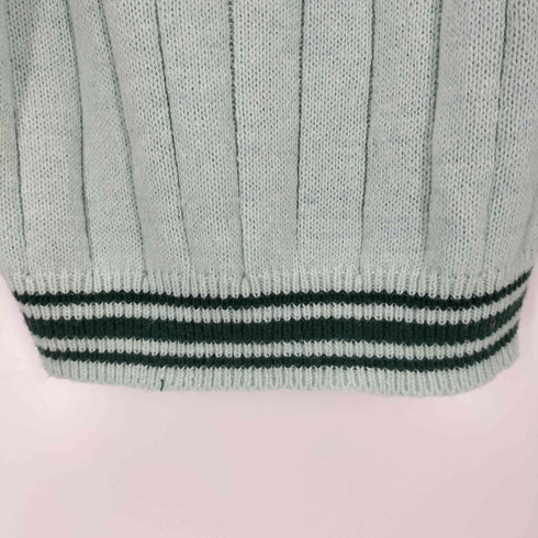 ALL RUNS ロゴ刺繍ラガーニット レディース