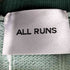 ALL RUNS ロゴ刺繍ラガーニット レディース