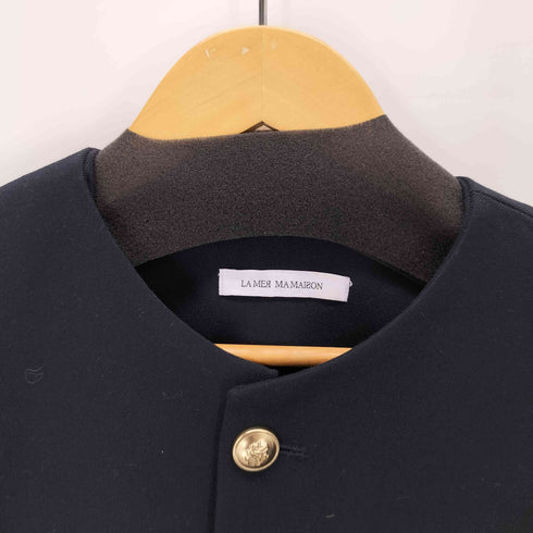 ラメルマメゾン LA MER MA MAISON ノーカラー金ボタンジャケット メンズ import:M