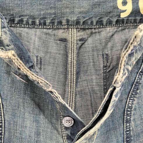 umi908 ワイドデニムパンツ メンズ US:28-29