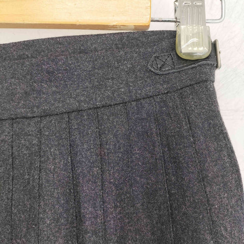 マーガレットハウエル MARGARET HOWELL OLD カシミヤ混 プリーツスカート レディース