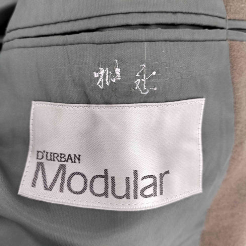 D.URBAN MODULAR ループリメイク デザイン シングルブレスト テーラードジャケット メンズ