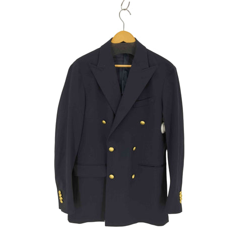 グローバルワーク GLOBAL WORK Salon de GW RING JACKET 金ボタン ピークドラペル紺ブレザー メンズ JPN:L