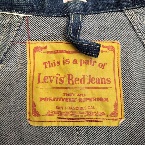 リーバイスレッド Levis RED 00s TWISTED期 ねじれ期 LYDIA クロップド デニム カバーオール メンズ