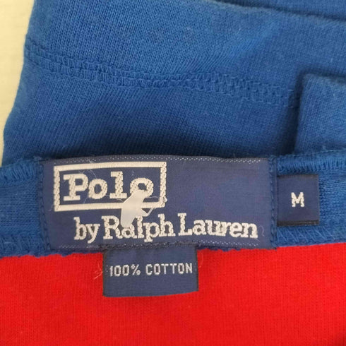 ポロバイラルフローレン Polo by RALPH LAUREN ボーダーヘンリーネックS/Sカットソー ポニー無し メンズ JPN:M