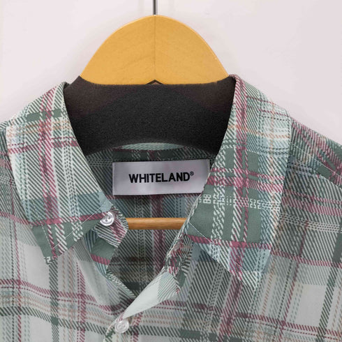 ホワイトランド WHITELAND CHIFFON CHECK SHIRT メンズ FREE