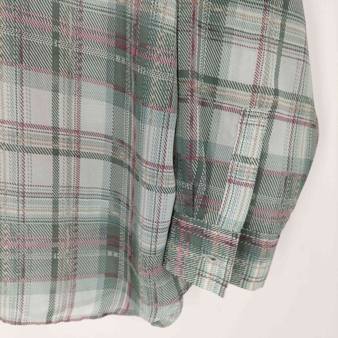 ホワイトランド WHITELAND CHIFFON CHECK SHIRT メンズ FREE