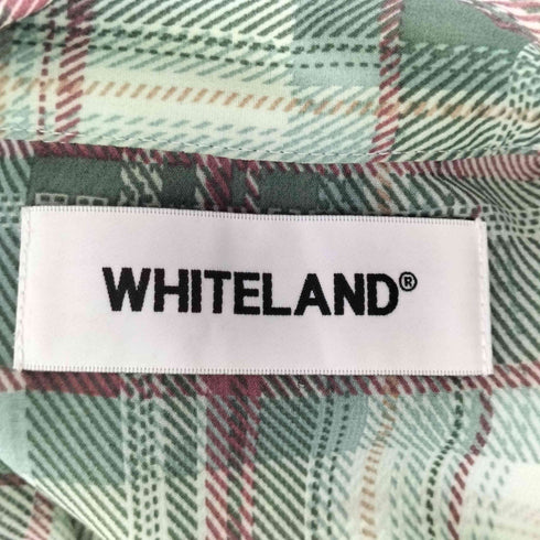 ホワイトランド WHITELAND CHIFFON CHECK SHIRT メンズ FREE