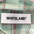 ホワイトランド WHITELAND CHIFFON CHECK SHIRT メンズ FREE