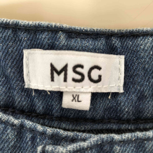 MSG マルチ加工グランジバギーデニムパンツ メンズ JPN:XL