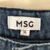 MSG マルチ加工グランジバギーデニムパンツ メンズ JPN:XL