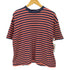 90s ボーダー クルーネック Tシャツ メンズ import:L