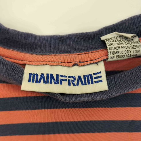 90s ボーダー クルーネック Tシャツ メンズ import:L