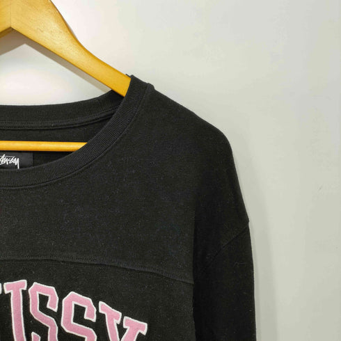 ステューシー Stussy カレッジロゴ クルーネック L/S Tシャツ ロンT メンズ import:L