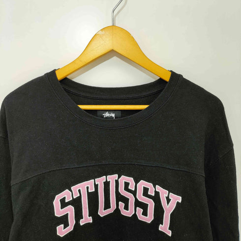 ステューシー Stussy カレッジロゴ クルーネック L/S Tシャツ ロンT メンズ import:L