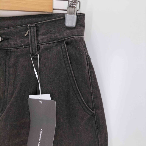Classical Origin ウォッシュド加工ブラックデニムカーゴパンツ メンズ JPN:M