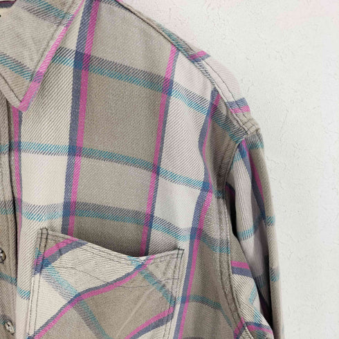 ビッグマック BIG MAC 80S USA製 STJOHN'SBAY フランネルチェックシャツ メンズ import:XL