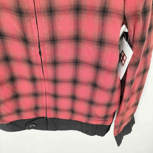 PUBLIC IMAGE レーヨンオンブレチェックジャケット メンズ 1