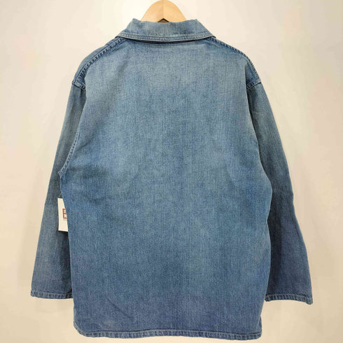 オーラリー AURALEE 25SS SELVEDGE FADED LIGHT DENIM P/O SHIRT デニムスキッパーシャツ メンズ JPN:0
