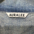 オーラリー AURALEE 25SS SELVEDGE FADED LIGHT DENIM P/O SHIRT デニムスキッパーシャツ メンズ JPN:0