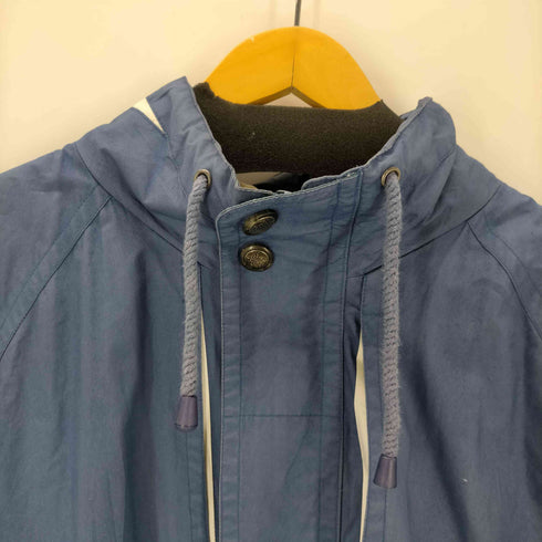 ロンドンフォグ LONDON FOG 80-90S OLD 英国製 裏地メッシュ 比翼 フルジップ シェル ブルゾン ジャケット メンズ import:L