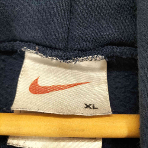 ナイキ NIKE 90S USA製 ロゴ刺繍 プルオーバーパーカー メンズ import:XL