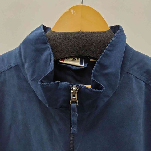 CLIQUE 00S スムース ポリ ボックス スウィングトップ ブルゾン フルジップ ジャケット メンズ import:XL