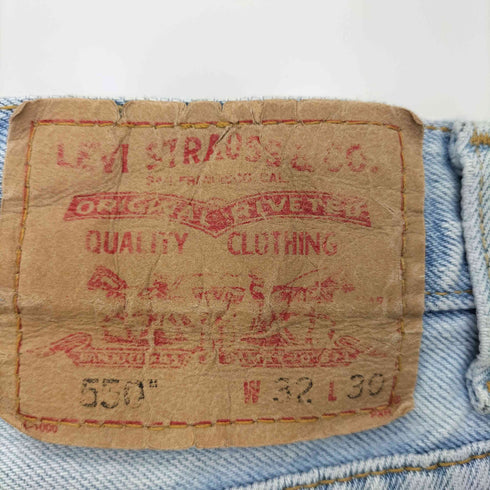 リーバイス Levis 00s 03年製 コロンビア製 ボタン裏748 550 RELAXED FIT リラックスフィット アイスブルー デニム メンズ W32 L30