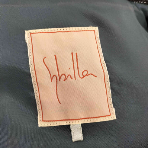 シビラ Sybilla 3B ジャケット + プリーツ ひざ丈 スカート フォーマル セットアップ レディース 上下共にM