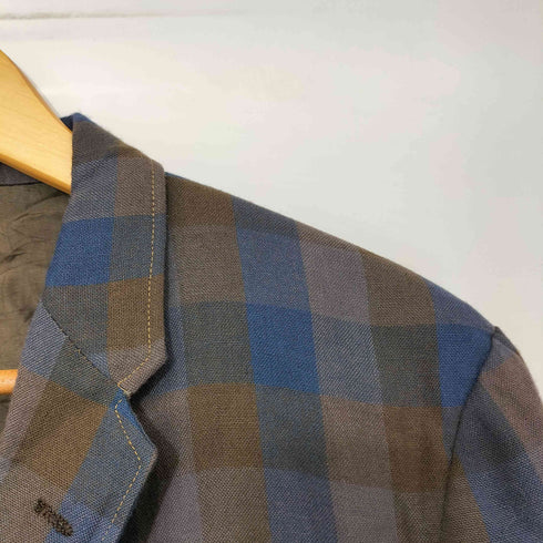 ジェーシーペニー JC Penney 60-70s チェック柄 ユニオンチケット 3B テーラードジャケット メンズ