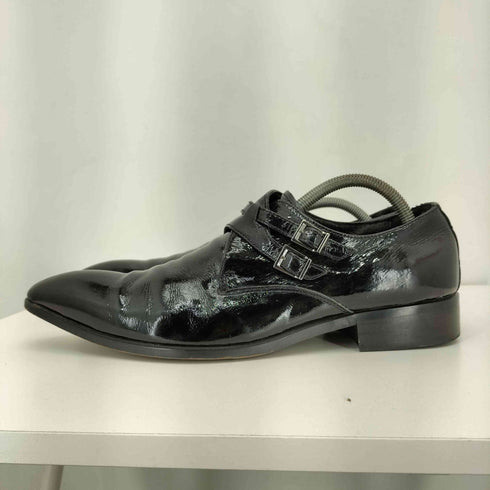 セマンティックデザイン semanticdesign ストラップデザイン パテントレザーシューズ メンズ 41