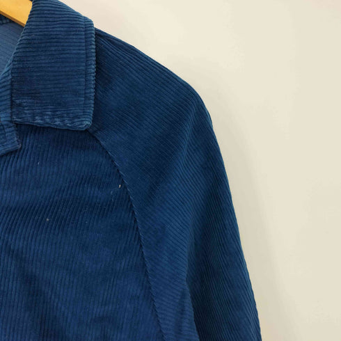 ラングラー Wrangler 70-80s JUNIORS USA製 ラグランスリーブ 長袖 コーデュロイ シャツジャケット レディース import:M
