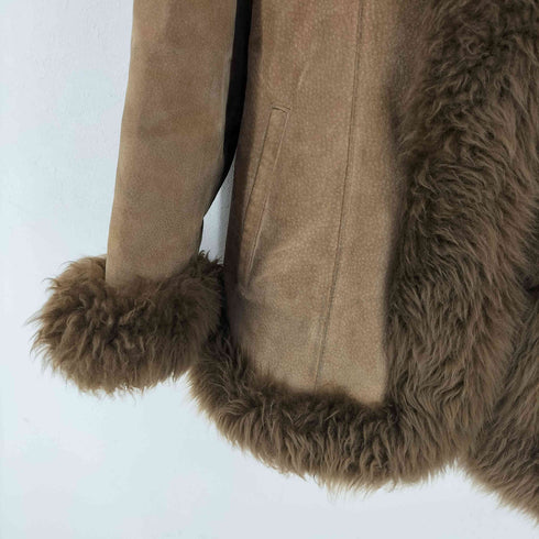 PIG LEATHER SHEEP FUR レザージャケット レディース