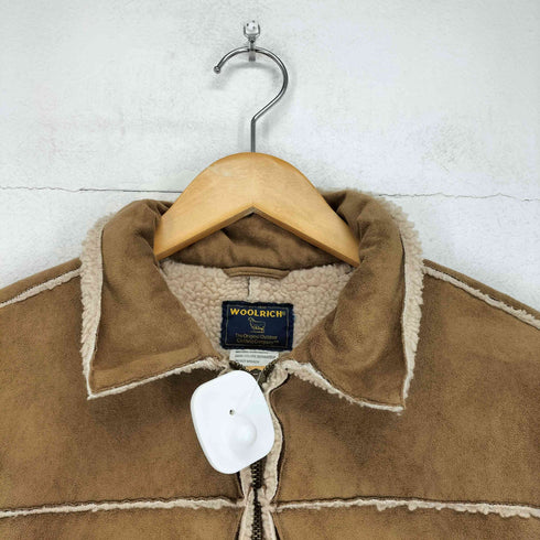 ウールリッチ WOOLRICH フェイクムートンジャケット レディース M