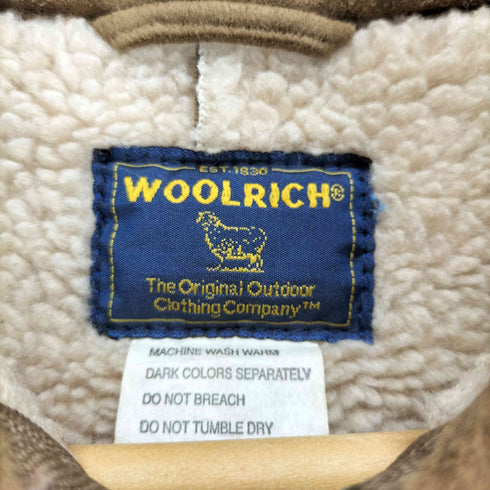 ウールリッチ WOOLRICH フェイクムートンジャケット レディース M
