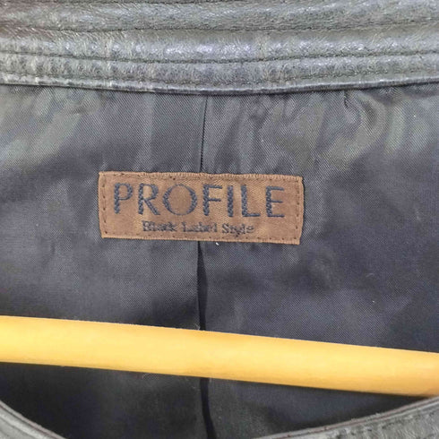 PROFILE PIG LEATHER シングルライダースジャケット レディース JPN:38