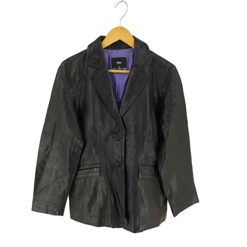 モッシモ MOSSIMO 90-00S LEATHER テーラードジャケット レディース import:M