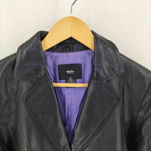 モッシモ MOSSIMO 90-00S LEATHER テーラードジャケット レディース import:M