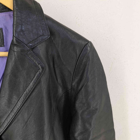 モッシモ MOSSIMO 90-00S LEATHER テーラードジャケット レディース import:M