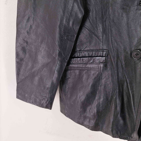 モッシモ MOSSIMO 90-00S LEATHER テーラードジャケット レディース import:M