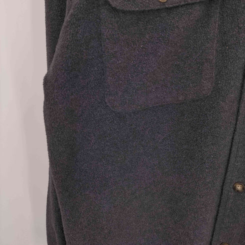 ヴァンヒューゼン VAN HEUSEN 90s USA製 2ポケット 長袖 フリースシャツ メンズ import:M