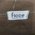 フィッチェ ficce 80-90s ジップポケット カラー切替 ロングスリーブTシャツ メンズ