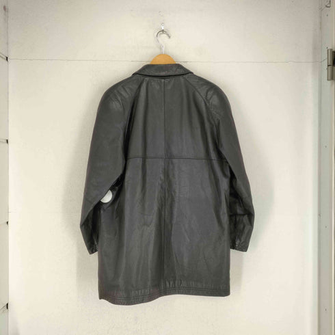 Sub urban cow leather 裏地キルティングカウレザーカーコート メンズ M